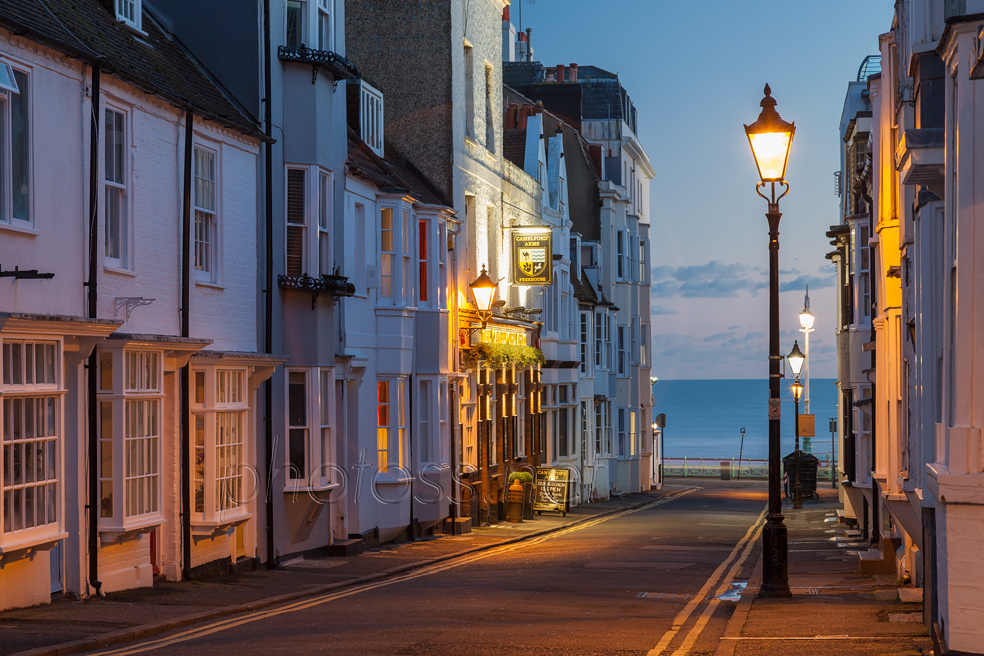 Evening in Kemptown, Brighton.