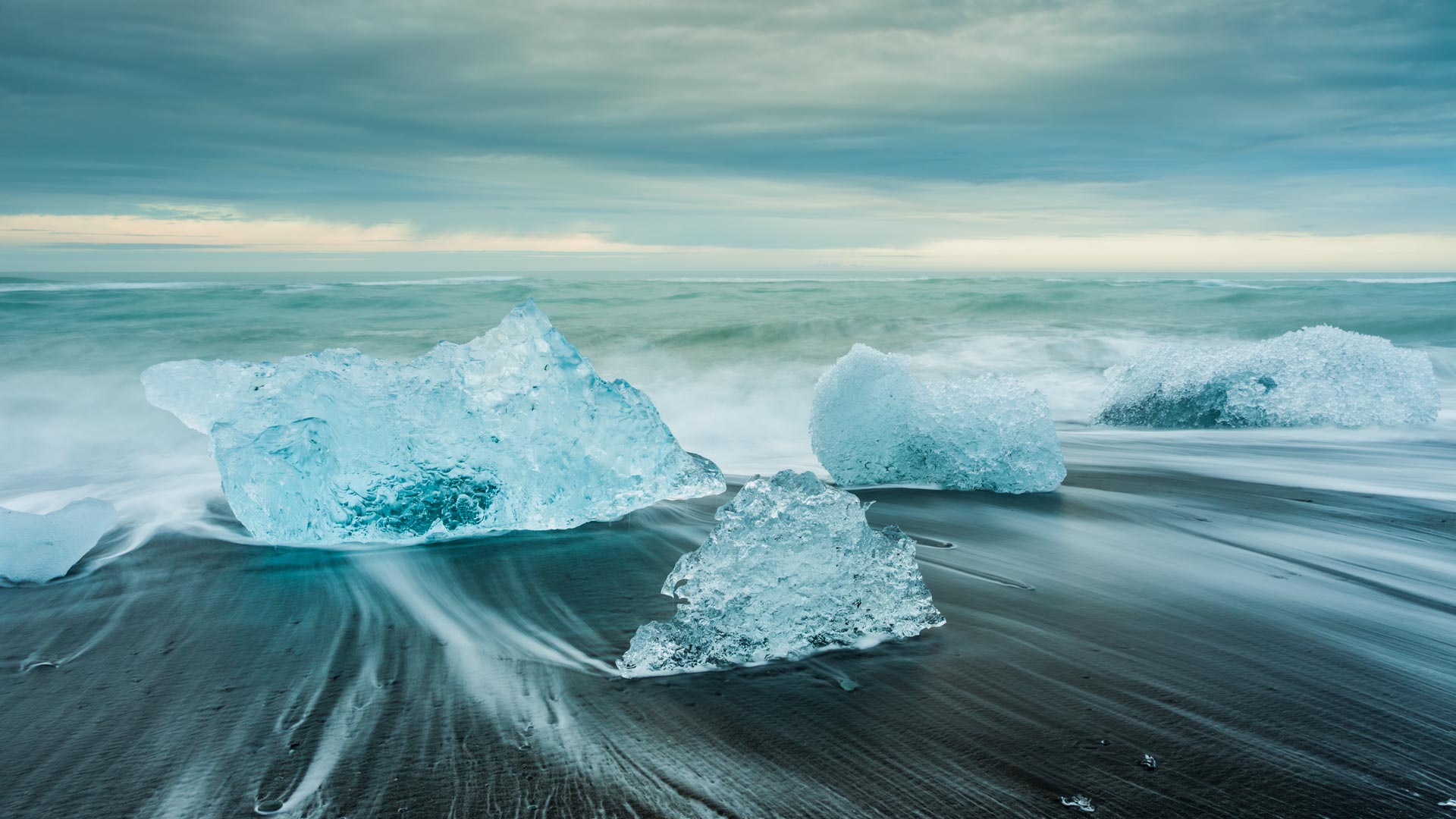 Jokulsarlon beach Iceland