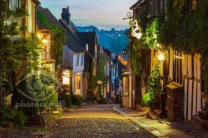 Blue Hour on Mermaid Street, Rye. Slawek Staszczuk Photography.