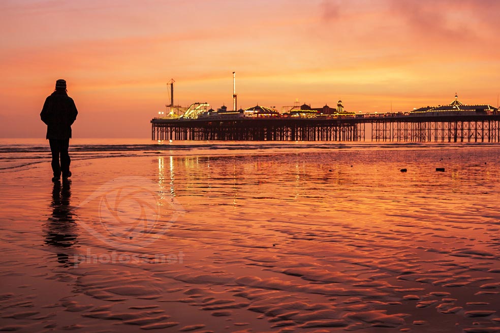 Brighton beach - simple and impactful landscape photography composition