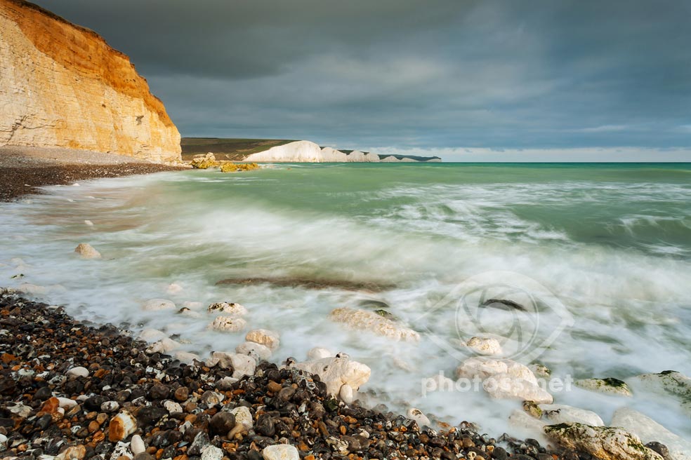 Hope Gap and Seven Sisters in East Sussex. 'Short long exposures'
