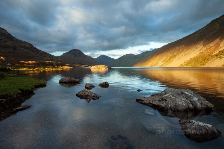 Sunset on Wast Water, Lake District National Park.
