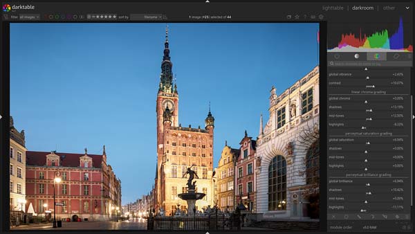 Image editing lessons online - darktable, adobe, affinity