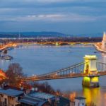 Blue hour in Budapest. Slawek Staszczuk Photography.
