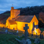 Branscombe church by night. Slawek Staszczuk Photography.