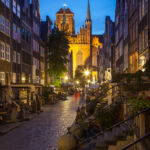 Dusk on Mariacka Street in Gdansk. Slawek Staszczuk Photography.