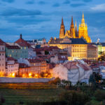Hradcany Prague Blue Hour. Landscape & Travel Photography workshops Sussex UK Slawek Staszczuk.