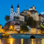 Aarburg Castle at night. Slawek Staszczuk Photography.