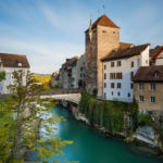 Sunset in Brugg. Slawek Staszczuk Photography.