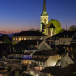 Night falls in Burgdorf. Slawek Staszczuk Photography.