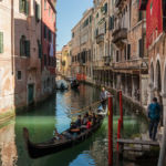 Gondolas in Venice. Photography Workshop 2020
