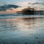 Sunset at West Pier. Brighton Photography Courses.