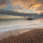 West Pier Sunset. Brighton Photography Services.