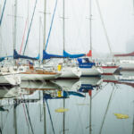 Foggy morning at Shoreham Port