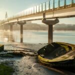 Winter on river Adur in Shoreham-by-Sea.