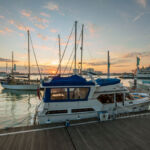 Sunset at Portsmouth Marina. Slawek Staszczuk Photography.