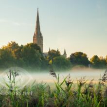 Sunrise at Salisbury Cathedral