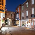 Evening High Street in Salisbury