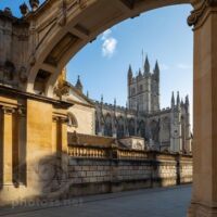 Bath Abbey in the morning.