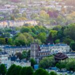 Sunrise in Bath. Early spring.