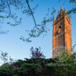 Sunrise at Cabot Tower in Bristol.