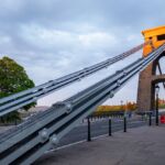 Sunrise at Clifton Suspension Bridge in Bristol.