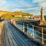 Spring afternoon at Whitby Harbour.