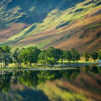 Autumn morn on Buttermere. Autumn morning at Buttermere.