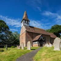 St Michael and All Angels' church in Castle Frome, Herefordshire.