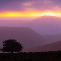 Shropshire Hills dawn. Slawek Staszczuk Photography.