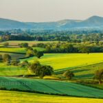 Caer Caradoc hill towers over the Shropshire countryside.