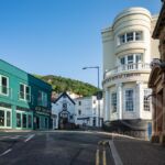 Great Malvern town centre, Worcestershire.