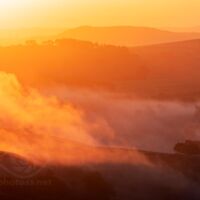Misty sunrise in the Shropshire Hills. Slawek Staszczuk Photography.