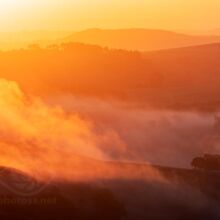Misty sunrise in the Shropshire Hills. Slawek Staszczuk Photography.