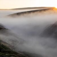 Misty sunrise in the Peak District. Slawek Staszczuk Photography.