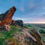 Sunset at Ramshaw Rocks, Peak District. Slawek Staszczuk Photography.